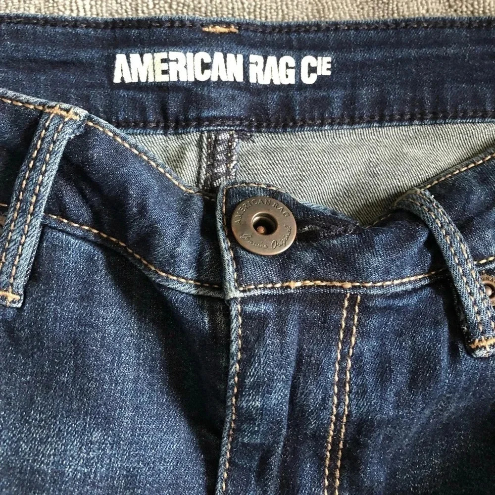 American Rag Distressed Denim Mini Skirt - Picture 4 of 8